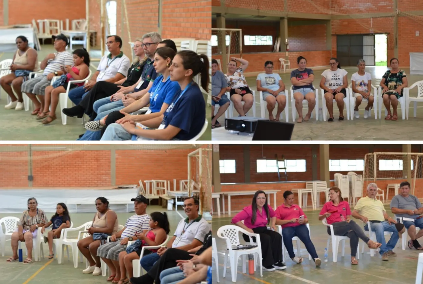 Público presente na Oficina realizada no projeto Da Terra à mesa, no município de Capão Alto