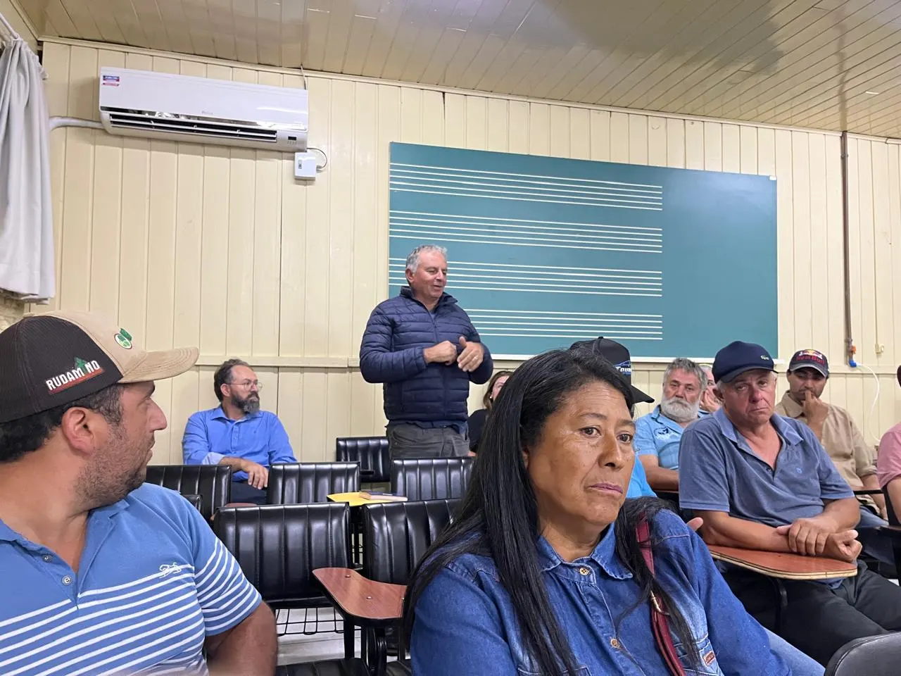 Participação de Ilton Carvalho, coordenador de políticas públicas do Sindicato dos Trabalhadores na Agricultura Familiar de São Joaquim e Região.