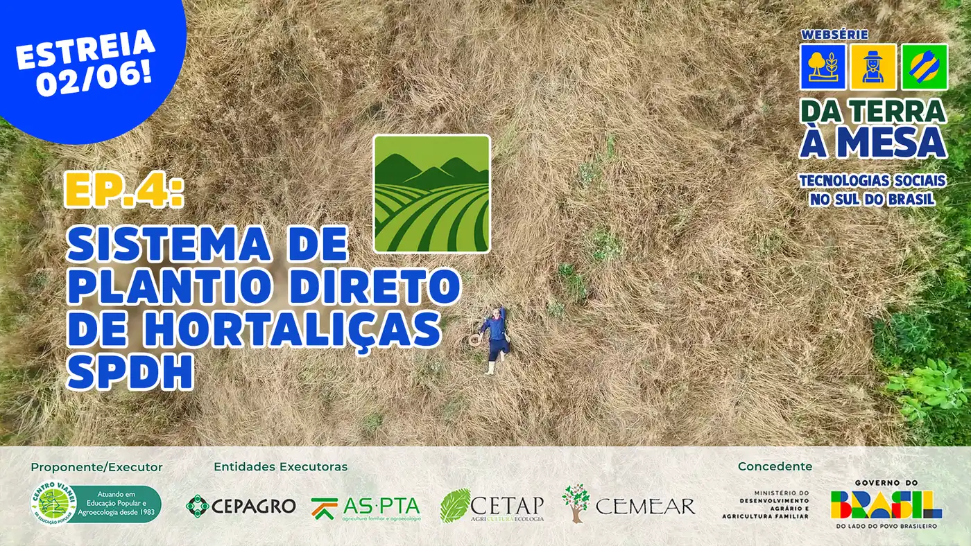 Foto da notícia “Websérie apresenta tecnologias sociais que fortalecem a agroecologia no Sul do Brasil”