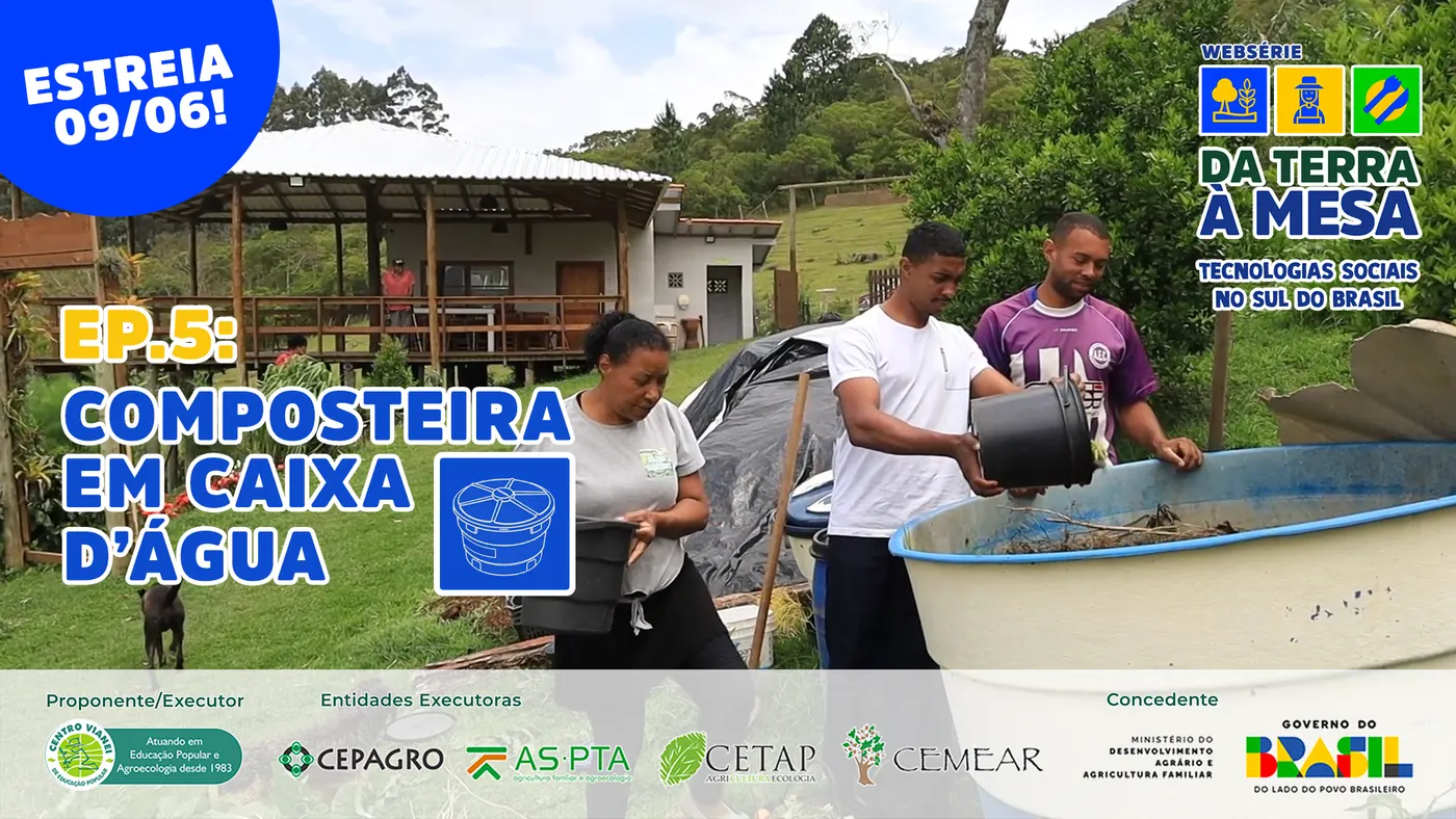 Foto da notícia “Websérie apresenta tecnologias sociais que fortalecem a agroecologia no Sul do Brasil”