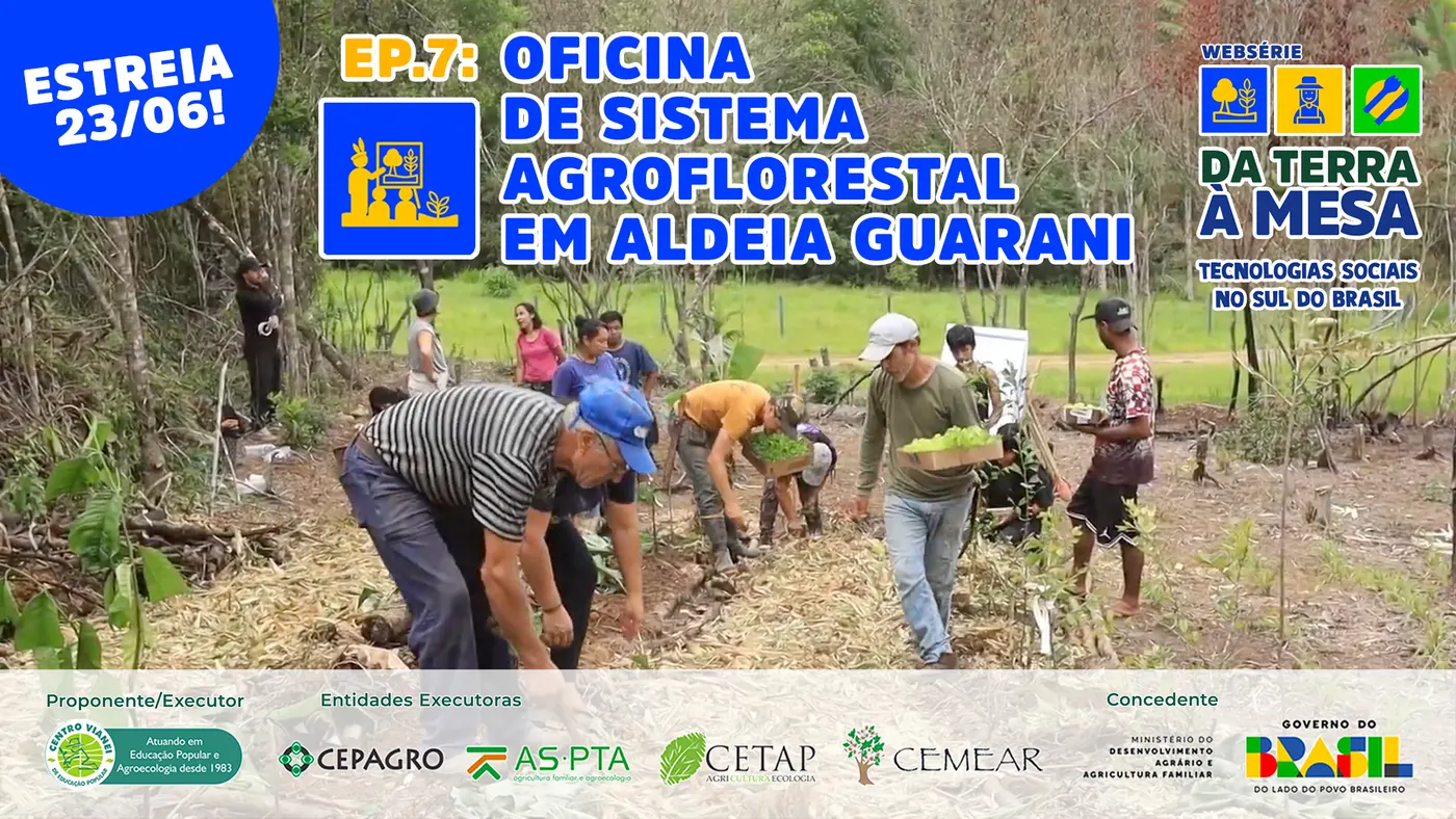 Foto da notícia “Websérie apresenta tecnologias sociais que fortalecem a agroecologia no Sul do Brasil”