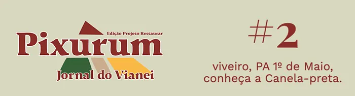 Pixurum #2 – viveiro, PA 1º de Maio, conheça a canela-preta