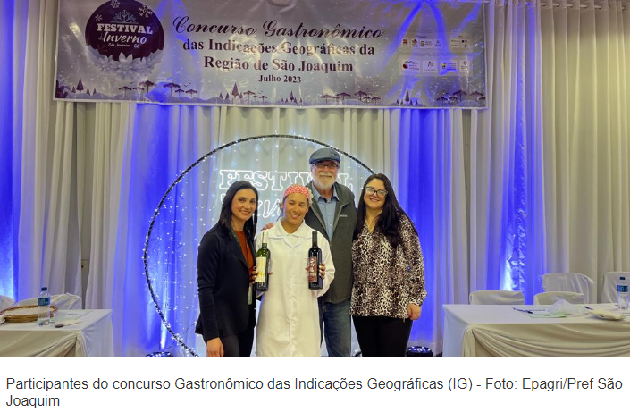 Participantes do concurso Gastronômico das Indicações Geográficas (IG) - Foto: Epagri/Pref São Joaquim